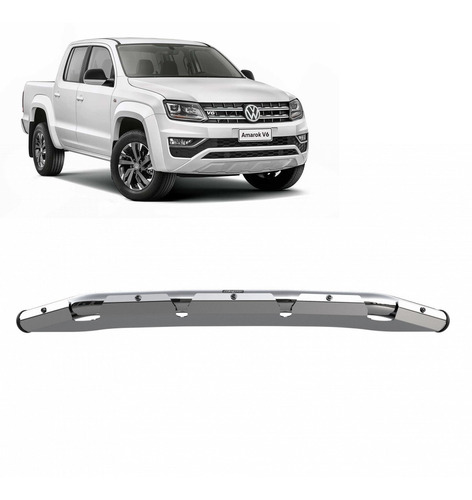 Defensa Baja Talampaya Cromada Volkswagen Amarok 2017+ 