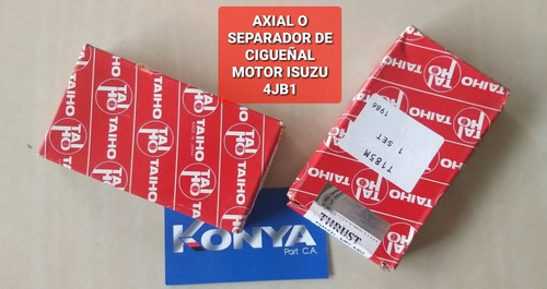  Axiales O Separador  Cigueñal Isuzu 4jb1 Nhr Nkr Jac. 