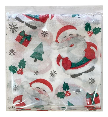 Servilletas Papa Noel , Navidad (pack X 20)