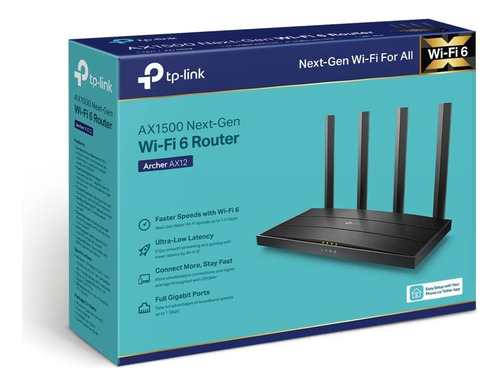 Router Dual Band Tp Link Archer Ax12