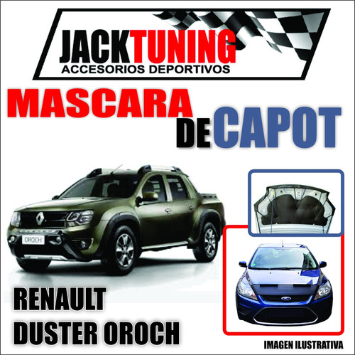 Mascara De Capot Renault Oroch En Ecocuero