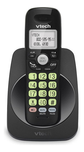 Teléfono Inalámbrico Vtech® Cs6114  Dect 6.0 - Negro