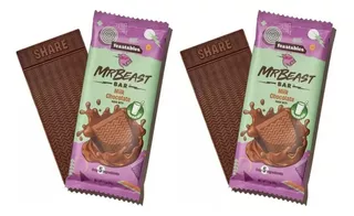 Mr Beast Barra De Chocolate X 2