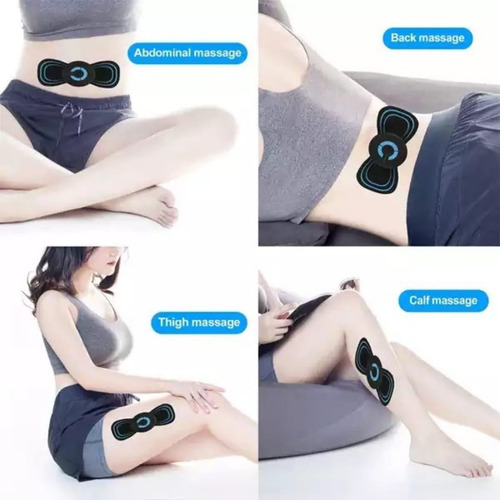 Mini Massageador Corporal Dor Muscular Fitness Tens Portátil