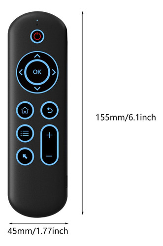 Mando A Distancia Para Tv Air Mice Fly Con Luz De Fondo