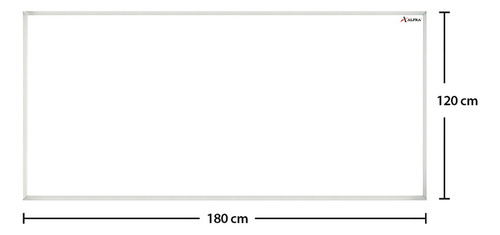 Pizarrón Blanco White Star Alfra 120x180