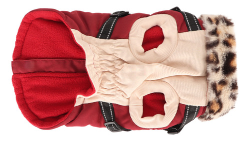 Chaqueta Cálida Con Cremallera Para Perros, Reflectante, Res