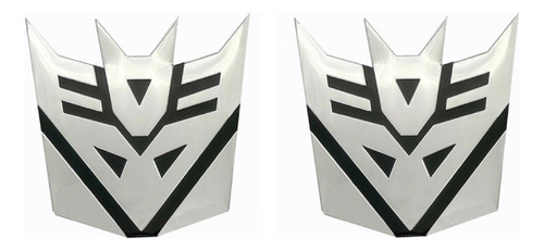 Logos Para Autos  Cromados Decepticons Pack 2 Unidades