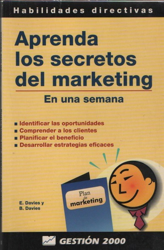 Aprenda Los Secretos Del Marketing En Una Semana E. Davies 