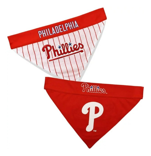 Bandana Reversible Philadelphia Phillies Para Mascota L/xl