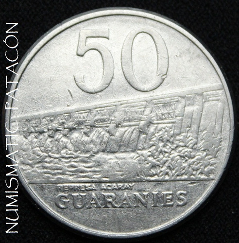 Moneda De Paraguay 50 Guaranies De 1986 