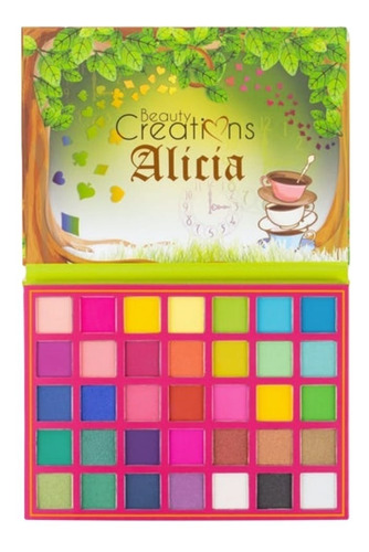 Alicia De Beauty Creations Original Paleta De Sombras. 