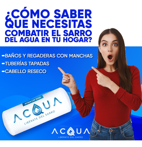 Acqua Cap 10000 Para Aljibe/cisterna De 9,500 A 12,500 Lits
