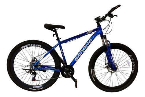 Bicicleta Bangho Gt Pro Cromada Rodado 29 Aluminio Cromado Color Azul