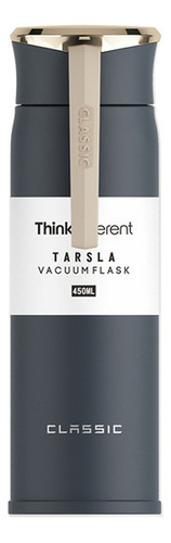 Termo / Botella De Agua Termica Premium - Acero Inoxidable 450 Ml - Color Negro