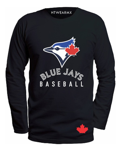 Playera Manga Larga Toronto Blue Jays - Beisbol 
