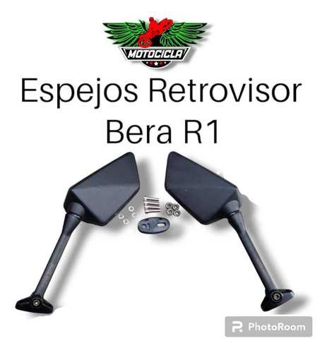Espejo Retrovisor Moto Bera R1