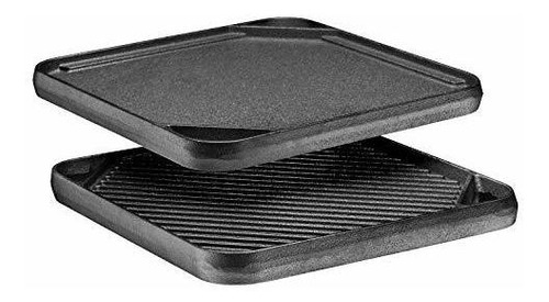 Bruntmor Pre-seasoned Cast Iron Reversible Grill-griddle Pan