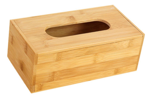 Soportista De Servilletas De Caja De Pañuelos De Bambú, L