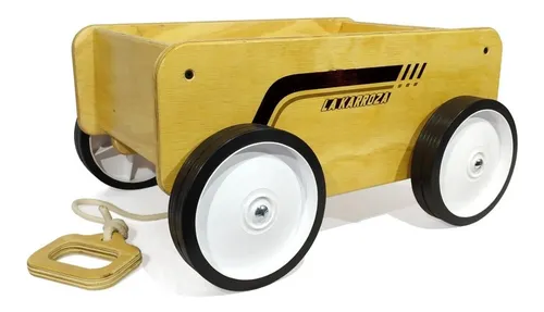 Carrito De Arrastre De Madera