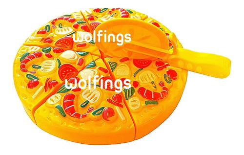 Pizza Con Abrojos Comida Juguete Juego Cocina Infantil Niños