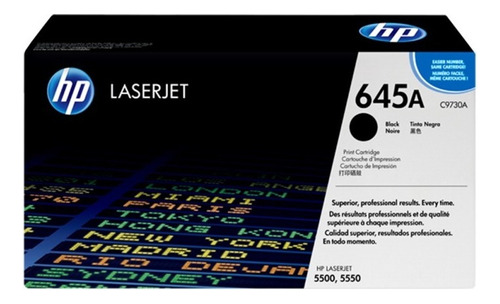 Toner Hp 645a C9730a Negro Original Para Laserjet 5500 5550