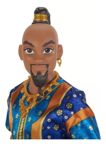 Figura El Genio De Aladdin Disney (plástico Poco Quebrado) (Usado)