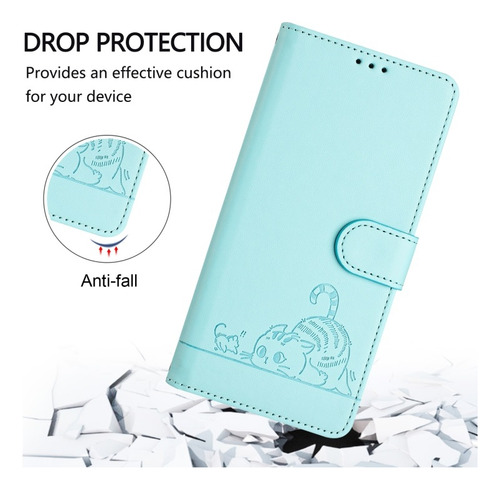 Funda Infantil Con Gato Y Ratón Para Samsung, Con Correa
