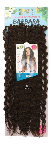 Combo 2 trenzas de ganchillo afro para cabello rizado orgánico orgánico, color chocolate 8
