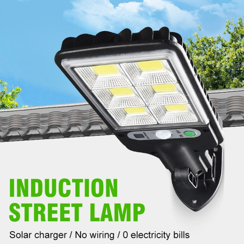72cob Potentes Luces De Calle Solares Al Aire Libre Solar