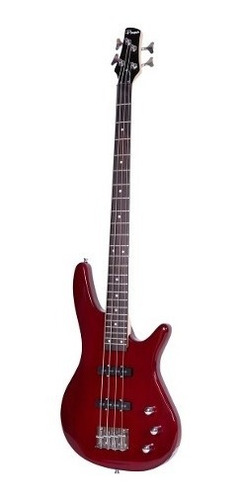 Bajo Electrico Parquer Jazz Bass Rojo Con Funda Cuota