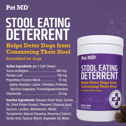 Pet Md Prebióticos Para Perros Disuasorio Para Comer Heces