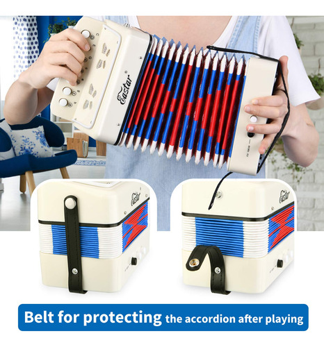 Juguete Con Botones Accordion Eastar Kids Con 10 Teclas Para
