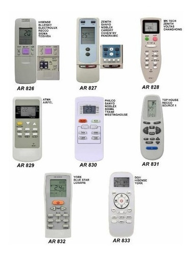 Control Remoto Ar865 Aire Acondicionado Toshiba Reetech