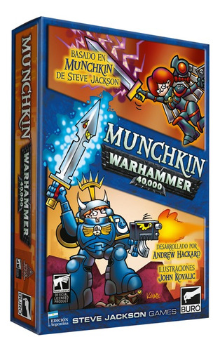 Munchkin Warhammer 40000 Juego De Mesa Cartas Bureau 