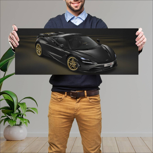 Cuadro 30x80cm Auto 2017 Mclaren 720s Dubai By M 199