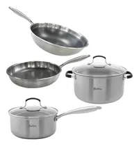 Comprar Set Profesional Sarten 26 Wok 30 Cacerolas 20 26 Acero Inox 