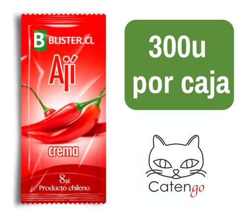 Crema De Aji Sachet 300 Unidades