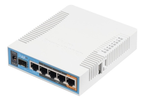 Router MikroTik RouterBOARD hAP ac RB962UiGS-5HacT2HnT azul y blanco 100V/240V