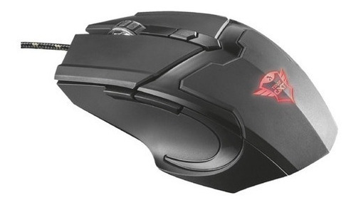 Mouse De Juego Trust Gav Gxt 101 Iluminado 4800 Dpi 6 Botones Color Negro