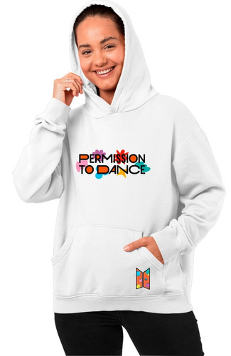 Sudadera Bts Permission To Dance Colores Unisex Niño/ Adulto