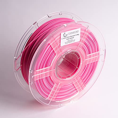 Rosa Ombre Caliente Pale Pink Rainbow Transition Pla 3d