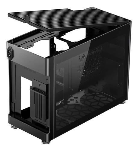 Case De Juegos Jonsplus I100 Pro Mini-itx, Aleación Negra, P