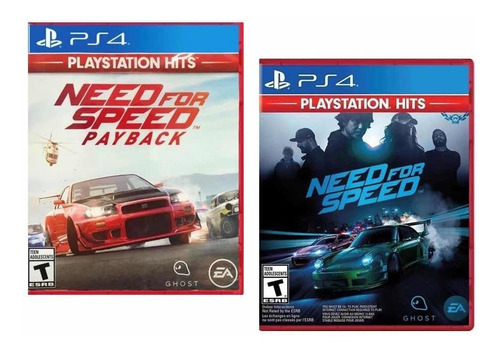 Need For Speed Payback + Need For Speed Ps4 Envío Gratis
