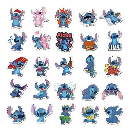 Set De Stickers Stitch (55 Unidades) Pegatina Lilo & Stitch