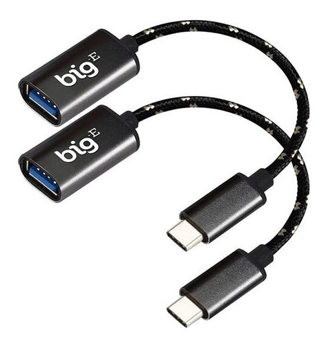 Big-e Usb C 3.0 Hembra 2 Adaptador Otg Para Samsung Galaxy 3