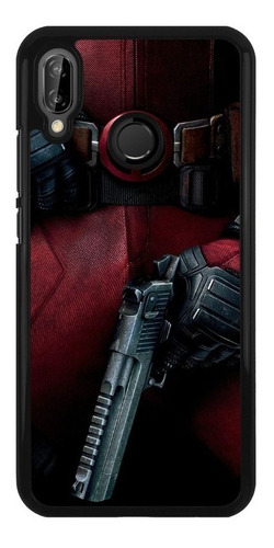 Funda Protector Para Huawei Deadpool Marvel Heroe Moda 07