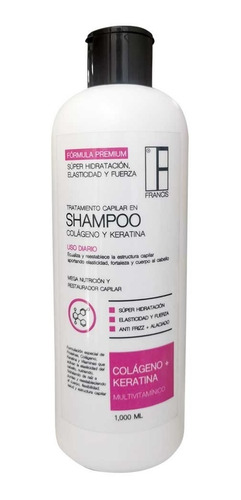 Shampoo Colágeno + Keratina Nutrición Capilar