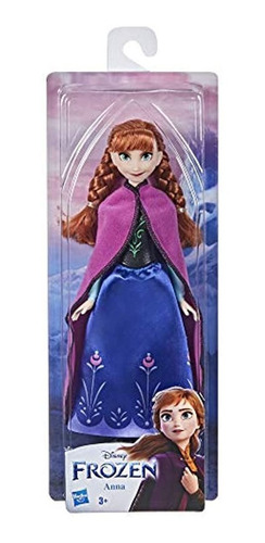 Disney Frozen Shimmer Anna Fashion Doll, Falda, Zapatos Y Pe