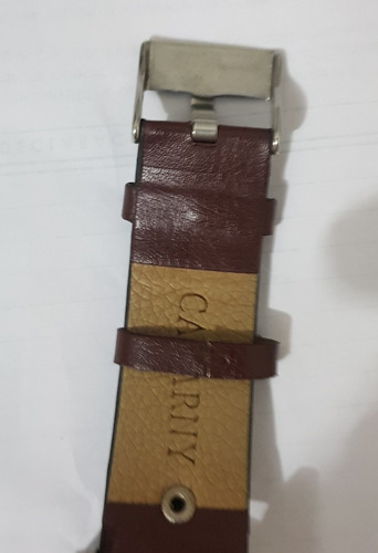 Relogio Grand Data Hora Inox Pulseira Imita Couro Ler Anunci